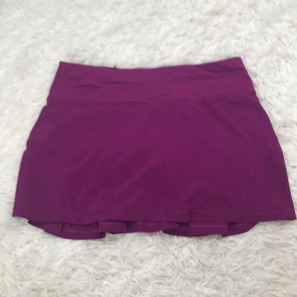 Lululemon Circuit Breaker Skirt (Regular) Deep Fuschia - Picture 1 of 7